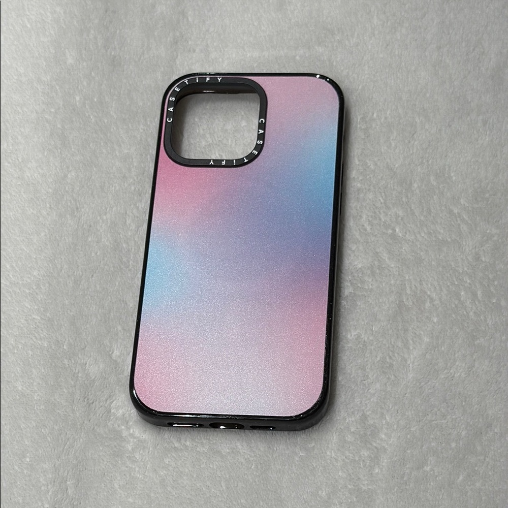 iPhone 15 Pro Max 6.7” Casetify Gradient Phone Case - Pink and Blue MagSafe